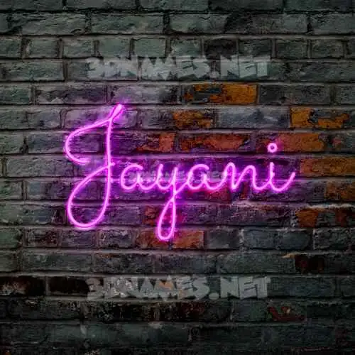 jayani in Pink Neon style - 3D name wallpaper jayani in Pink Neon style - 3D name wallpaper
