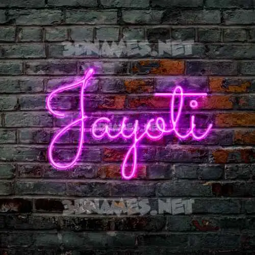 jayoti in Pink Neon style - 3D name wallpaper jayoti in Pink Neon style - 3D name wallpaper