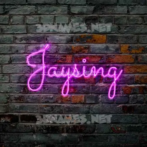 jaysing in Pink Neon style - 3D name wallpaper jaysing in Pink Neon style - 3D name wallpaper