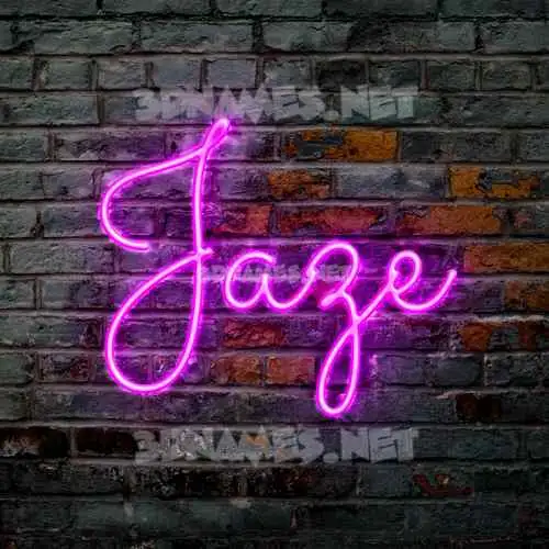 jaze in Pink Neon style - 3D name wallpaper jaze in Pink Neon style - 3D name wallpaper