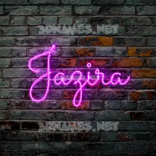 jazira in Pink Neon style - 3D name wallpaper jazira in Pink Neon style - 3D name wallpaper