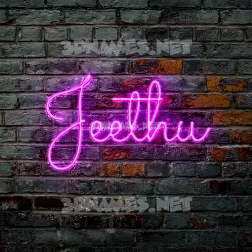 jeethu in Pink Neon style - 3D name wallpaper jeethu in Pink Neon style - 3D name wallpaper