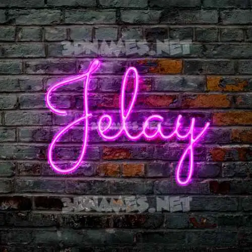 jelay in Pink Neon style - 3D name wallpaper jelay in Pink Neon style - 3D name wallpaper