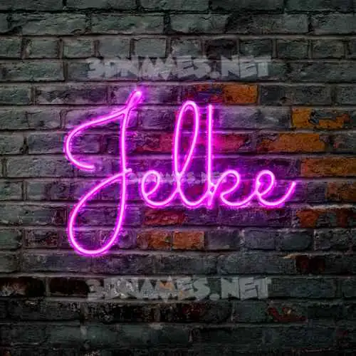 jelke in Pink Neon style - 3D name wallpaper jelke in Pink Neon style - 3D name wallpaper