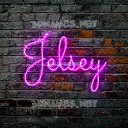 jelsey in Pink Neon style - 3D name wallpaper jelsey in Pink Neon style - 3D name wallpaper