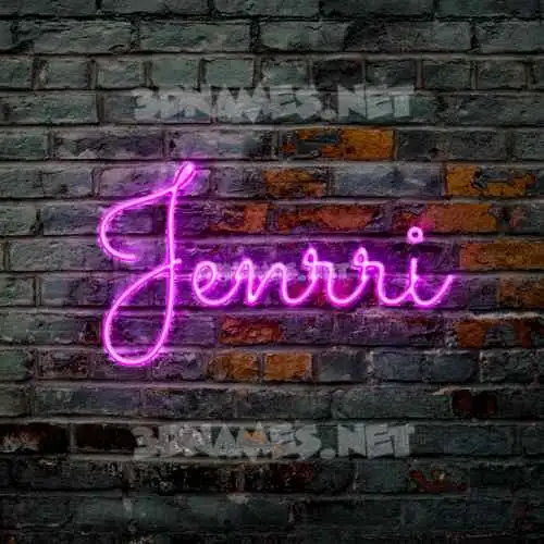 jenrri in Pink Neon style - 3D name wallpaper jenrri in Pink Neon style - 3D name wallpaper