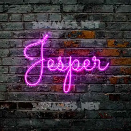 jesper in Pink Neon style - 3D name wallpaper jesper in Pink Neon style - 3D name wallpaper