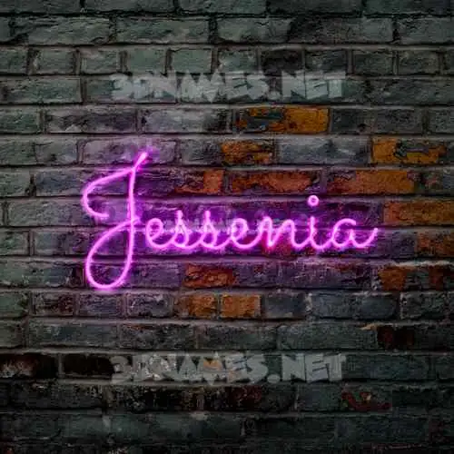 jessenia in Pink Neon style - 3D name wallpaper jessenia in Pink Neon style - 3D name wallpaper