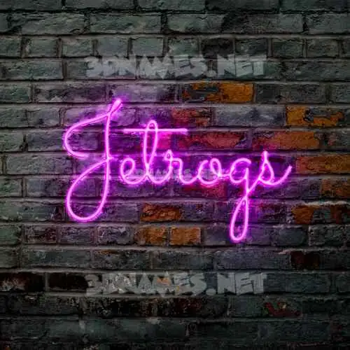 jetrogs in Pink Neon style - 3D name wallpaper jetrogs in Pink Neon style - 3D name wallpaper