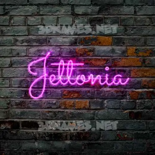 jettonia in Pink Neon style - 3D name wallpaper jettonia in Pink Neon style - 3D name wallpaper