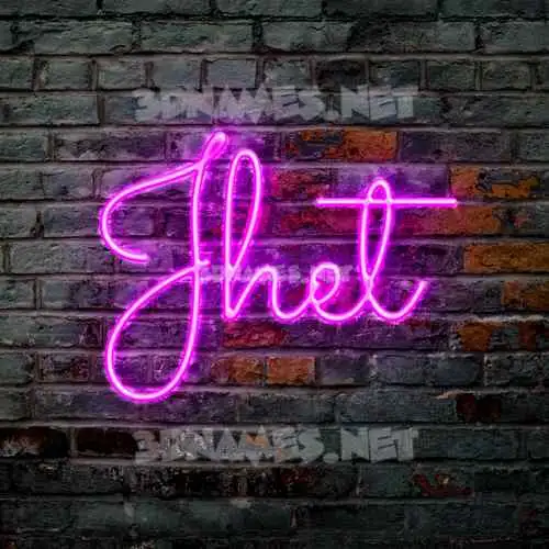 jhet in Pink Neon style - 3D name wallpaper jhet in Pink Neon style - 3D name wallpaper