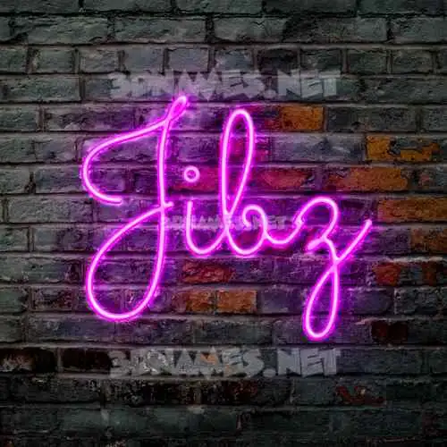 jibz in Pink Neon style - 3D name wallpaper jibz in Pink Neon style - 3D name wallpaper