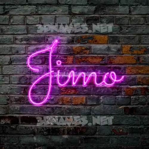 jimo in Pink Neon style - 3D name wallpaper jimo in Pink Neon style - 3D name wallpaper