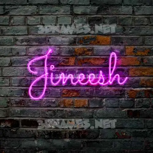 jineesh in Pink Neon style - 3D name wallpaper jineesh in Pink Neon style - 3D name wallpaper