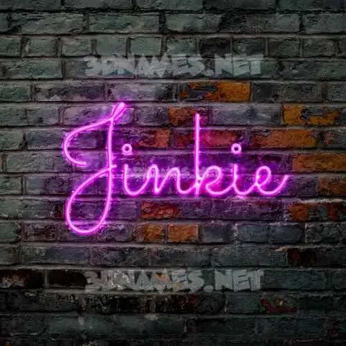 jinkie in Pink Neon style - 3D name wallpaper jinkie in Pink Neon style - 3D name wallpaper