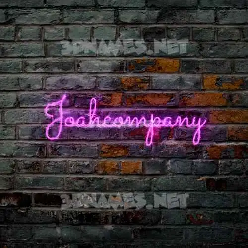 joahcompany in Pink Neon style - 3D name wallpaper joahcompany in Pink Neon style - 3D name wallpaper