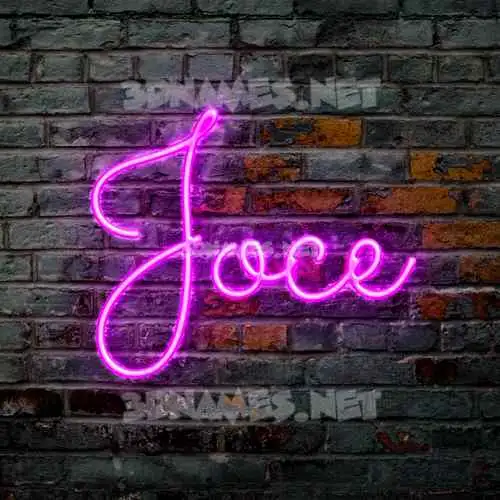 joce in Pink Neon style - 3D name wallpaper joce in Pink Neon style - 3D name wallpaper