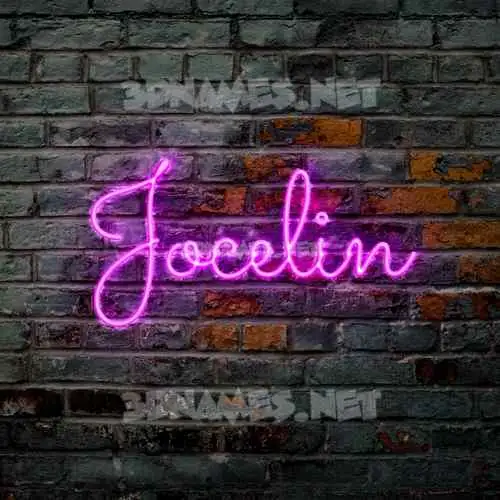 jocelin in Pink Neon style - 3D name wallpaper jocelin in Pink Neon style - 3D name wallpaper