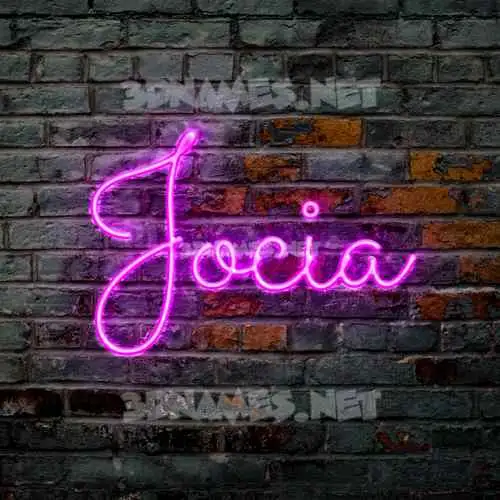 jocia in Pink Neon style - 3D name wallpaper jocia in Pink Neon style - 3D name wallpaper