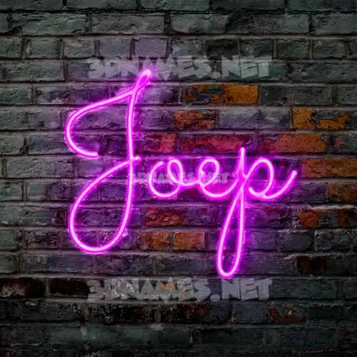 joep in Pink Neon style - 3D name wallpaper joep in Pink Neon style - 3D name wallpaper