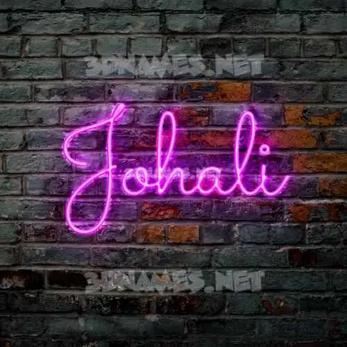 johali in Pink Neon style - 3D name wallpaper johali in Pink Neon style - 3D name wallpaper