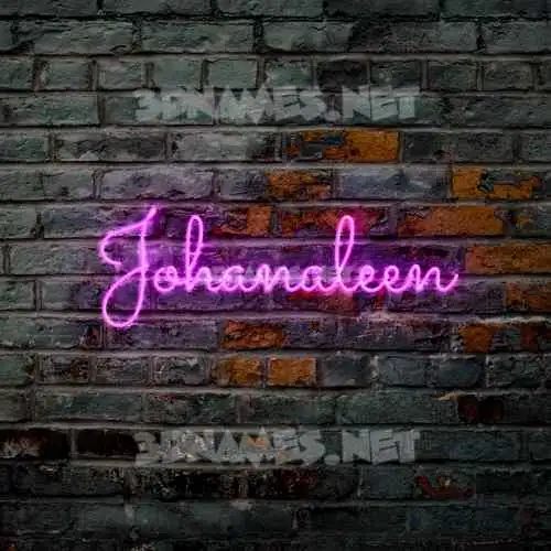 johanaleen in Pink Neon style - 3D name wallpaper johanaleen in Pink Neon style - 3D name wallpaper