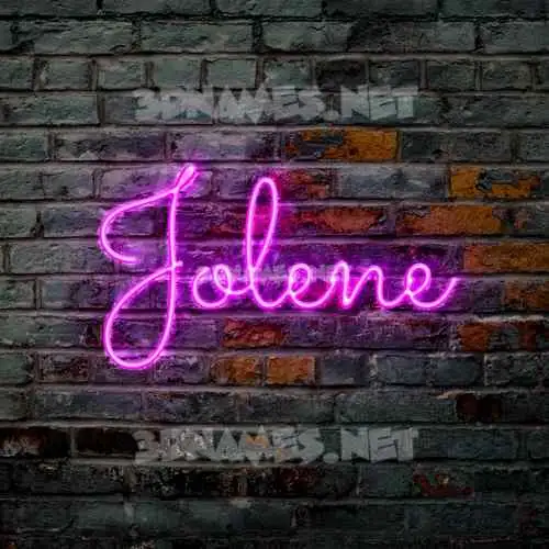 jolene in Pink Neon style - 3D name wallpaper jolene in Pink Neon style - 3D name wallpaper