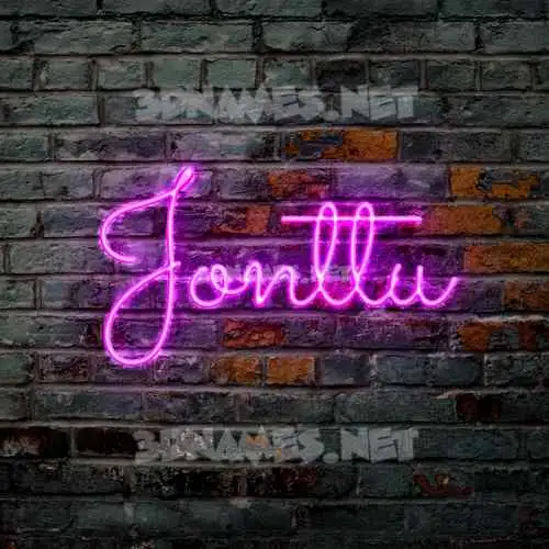 jonttu in Pink Neon style - 3D name wallpaper jonttu in Pink Neon style - 3D name wallpaper