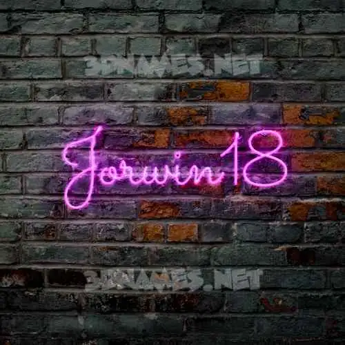 jorwin18 in Pink Neon style - 3D name wallpaper jorwin18 in Pink Neon style - 3D name wallpaper
