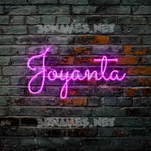 joyanta in Pink Neon style - 3D name wallpaper joyanta in Pink Neon style - 3D name wallpaper