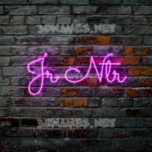 jr ntr in Pink Neon style - 3D name wallpaper jr ntr in Pink Neon style - 3D name wallpaper