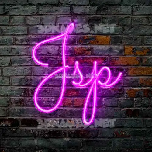 jsp in Pink Neon style - 3D name wallpaper jsp in Pink Neon style - 3D name wallpaper