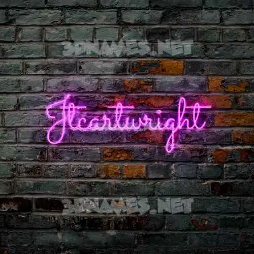 jtcartwright in Pink Neon style - 3D name wallpaper jtcartwright in Pink Neon style - 3D name wallpaper