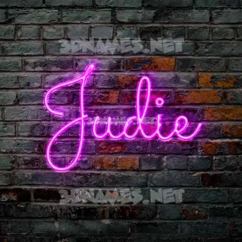 judie in Pink Neon style - 3D name wallpaper judie in Pink Neon style - 3D name wallpaper