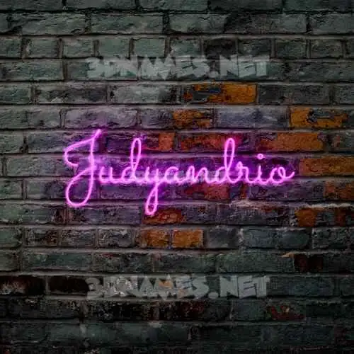 judyandrio in Pink Neon style - 3D name wallpaper judyandrio in Pink Neon style - 3D name wallpaper