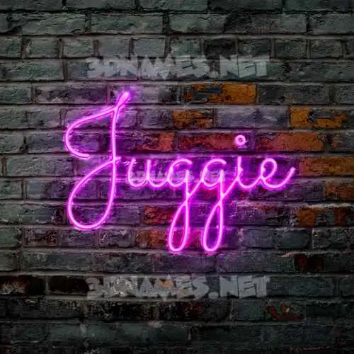 juggie in Pink Neon style - 3D name wallpaper juggie in Pink Neon style - 3D name wallpaper