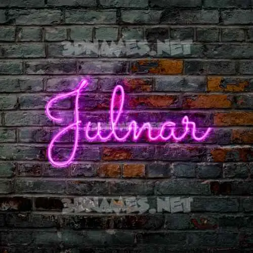 julnar in Pink Neon style - 3D name wallpaper julnar in Pink Neon style - 3D name wallpaper
