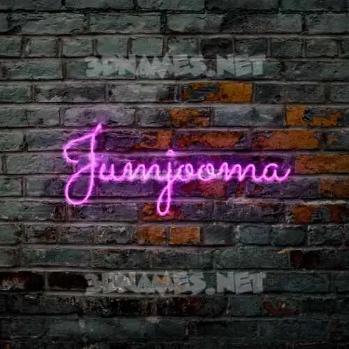 jumjooma in Pink Neon style - 3D name wallpaper jumjooma in Pink Neon style - 3D name wallpaper