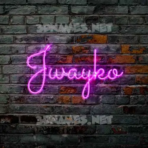 jwayko in Pink Neon style - 3D name wallpaper