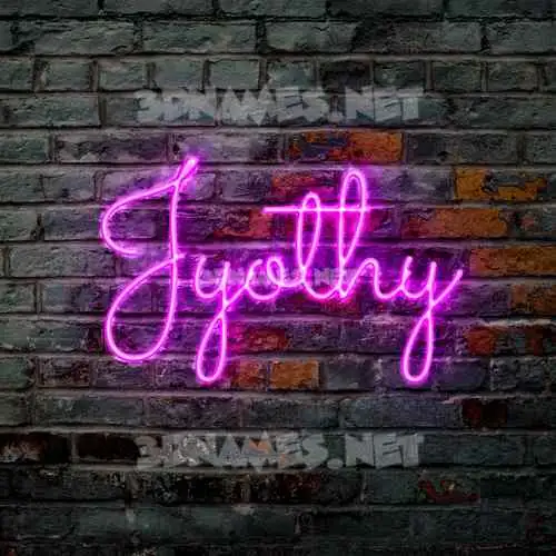 jyothy in Pink Neon style - 3D name wallpaper jyothy in Pink Neon style - 3D name wallpaper