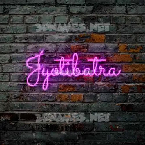 jyotibatra in Pink Neon style - 3D name wallpaper jyotibatra in Pink Neon style - 3D name wallpaper
