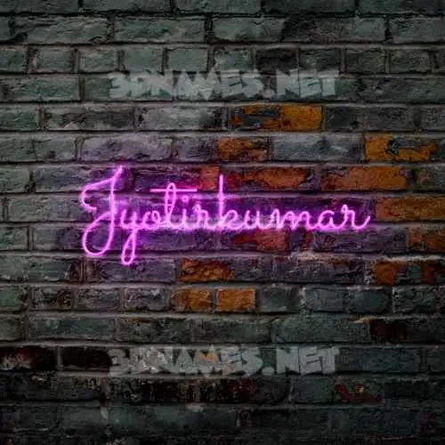 jyotirkumar in Pink Neon style - 3D name wallpaper jyotirkumar in Pink Neon style - 3D name wallpaper