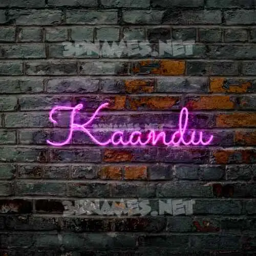 kaandu in Pink Neon style - 3D name wallpaper kaandu in Pink Neon style - 3D name wallpaper