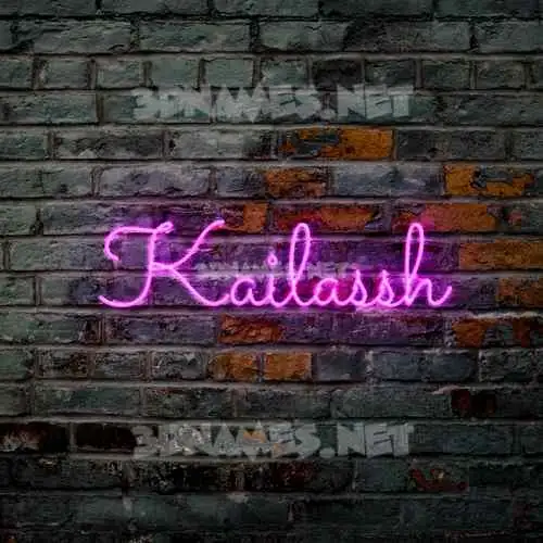 kailassh in Pink Neon style - 3D name wallpaper kailassh in Pink Neon style - 3D name wallpaper