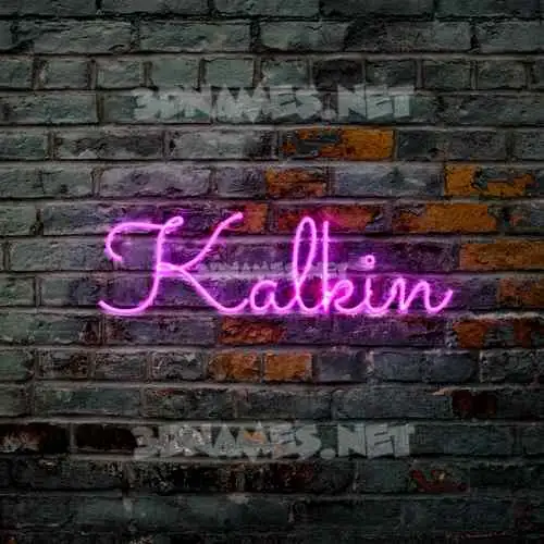 kalkin in Pink Neon style - 3D name wallpaper kalkin in Pink Neon style - 3D name wallpaper