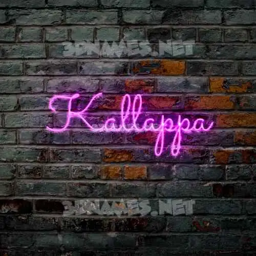 kallappa in Pink Neon style - 3D name wallpaper kallappa in Pink Neon style - 3D name wallpaper