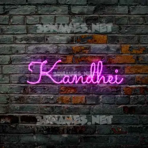 kandhei in Pink Neon style - 3D name wallpaper kandhei in Pink Neon style - 3D name wallpaper