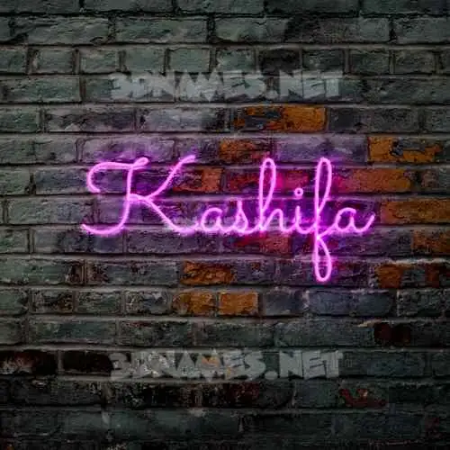 kashifa in Pink Neon style - 3D name wallpaper kashifa in Pink Neon style - 3D name wallpaper