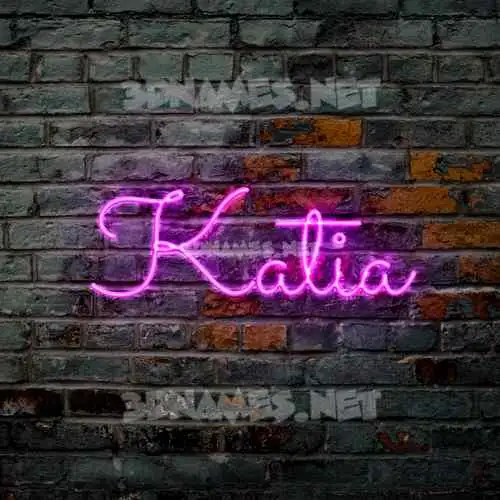 katia in Pink Neon style - 3D name wallpaper katia in Pink Neon style - 3D name wallpaper