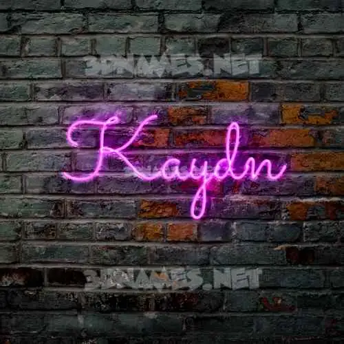kaydn in Pink Neon style - 3D name wallpaper kaydn in Pink Neon style - 3D name wallpaper
